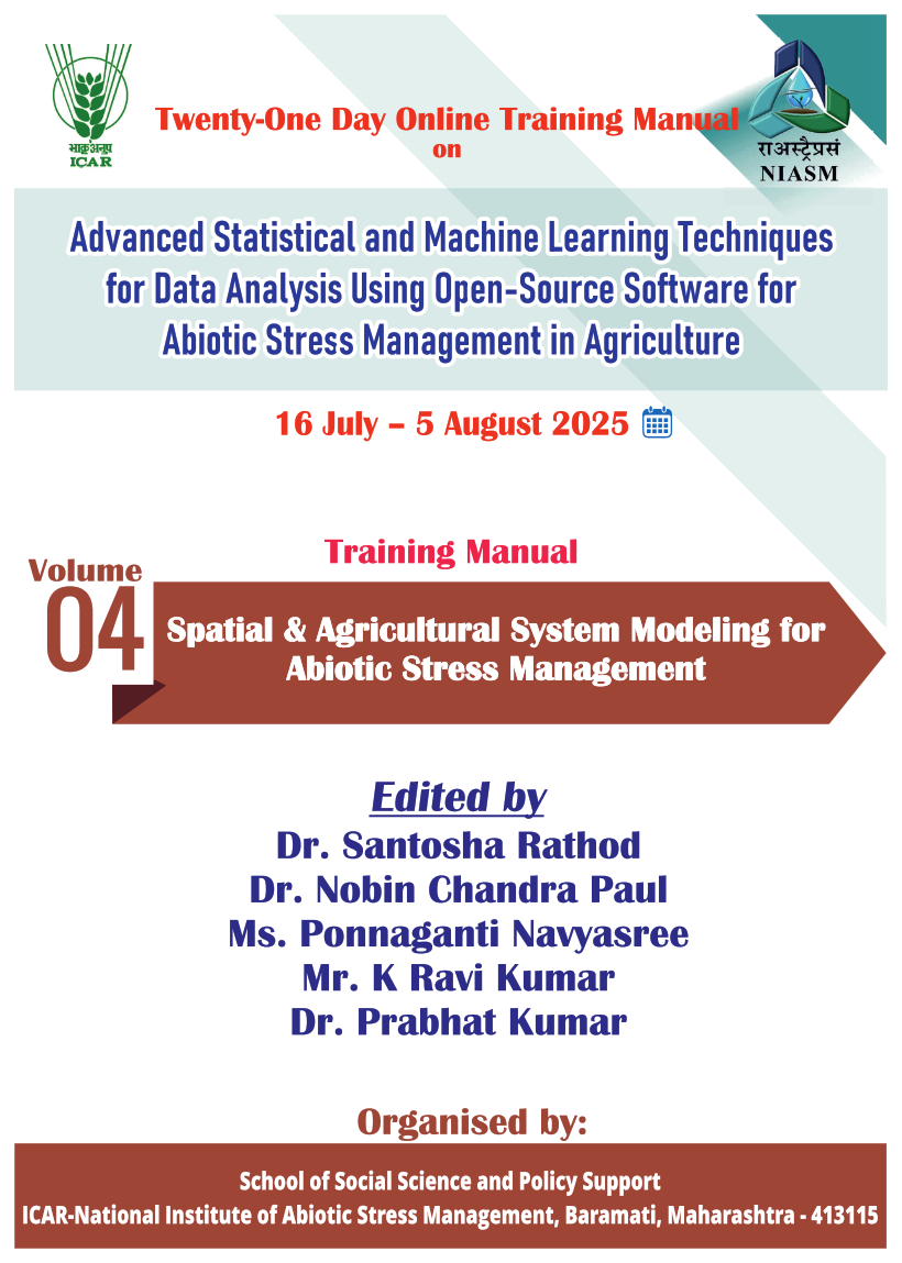 Spatial & Agricultural System Modeling for Abiotic Stress Management